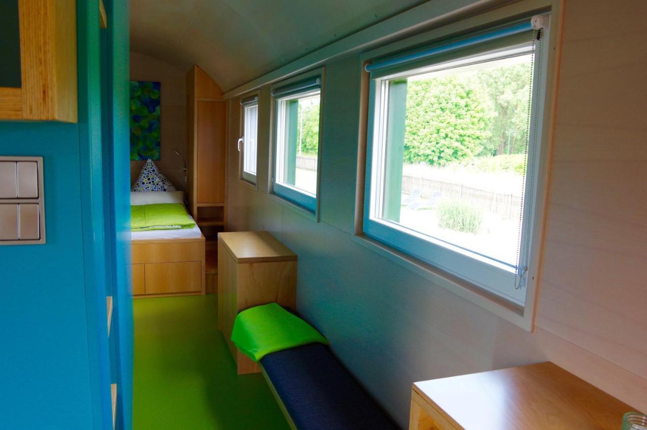 Villa Urlaubsbahnhof-Schlafwagen Lauterbach  Exterior foto